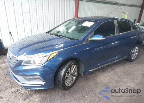 2016 Hyundai Sonata Sport z USA, uszkodzony, nr VIN 5NPE34AF1GH396590